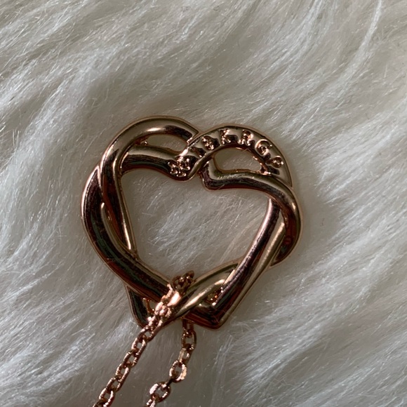 18K RGB Rose Gold Heart Necklace - Picture 3 of 4